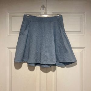 Blue skirt
